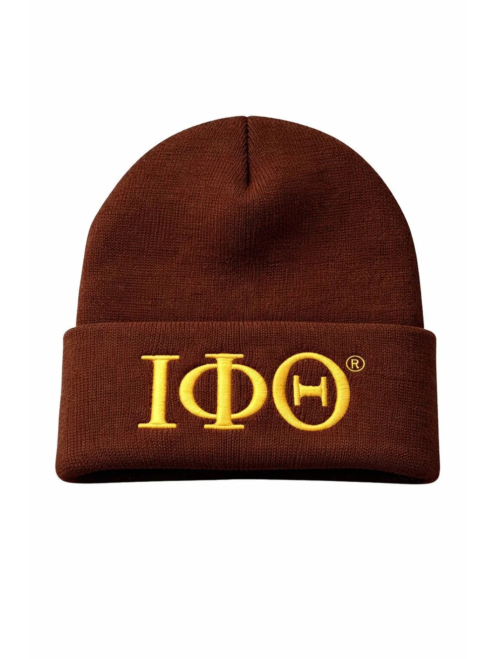 Iota Phi Theta Embroidered Beanie Knit Hat